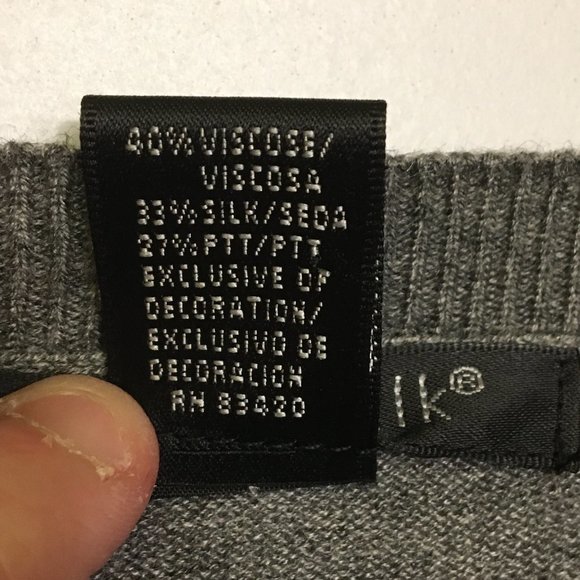 August Silk Gray Embellished Cardigan M - Picture 5 of 8